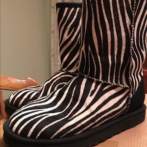 Classic Ugg Short Exotic Zebra Boots